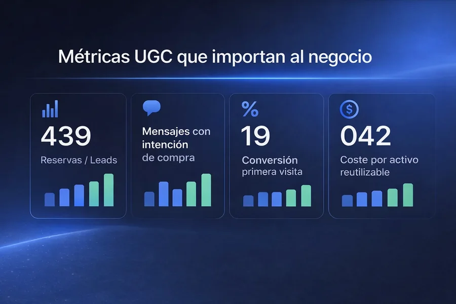 Métricas útiles para medir estrategia UGC en negocio local